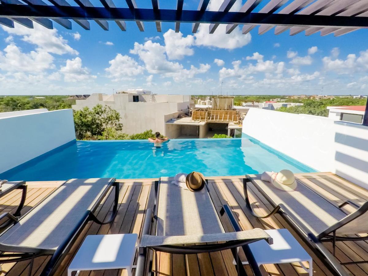 Quinto Sol 18 - Apartment Near Beach - Rooftop Pool - Aldea Zama Tulum Zewnętrze zdjęcie